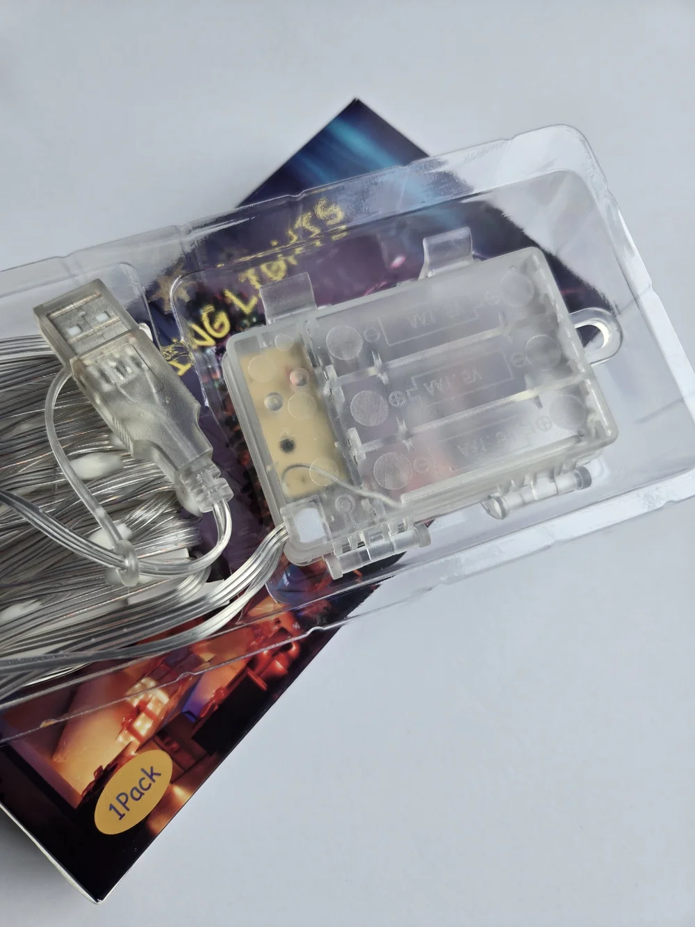 NIB Color-Changing LED Fairy String Lights W/ Remote- Dual Power (USB/Battery)